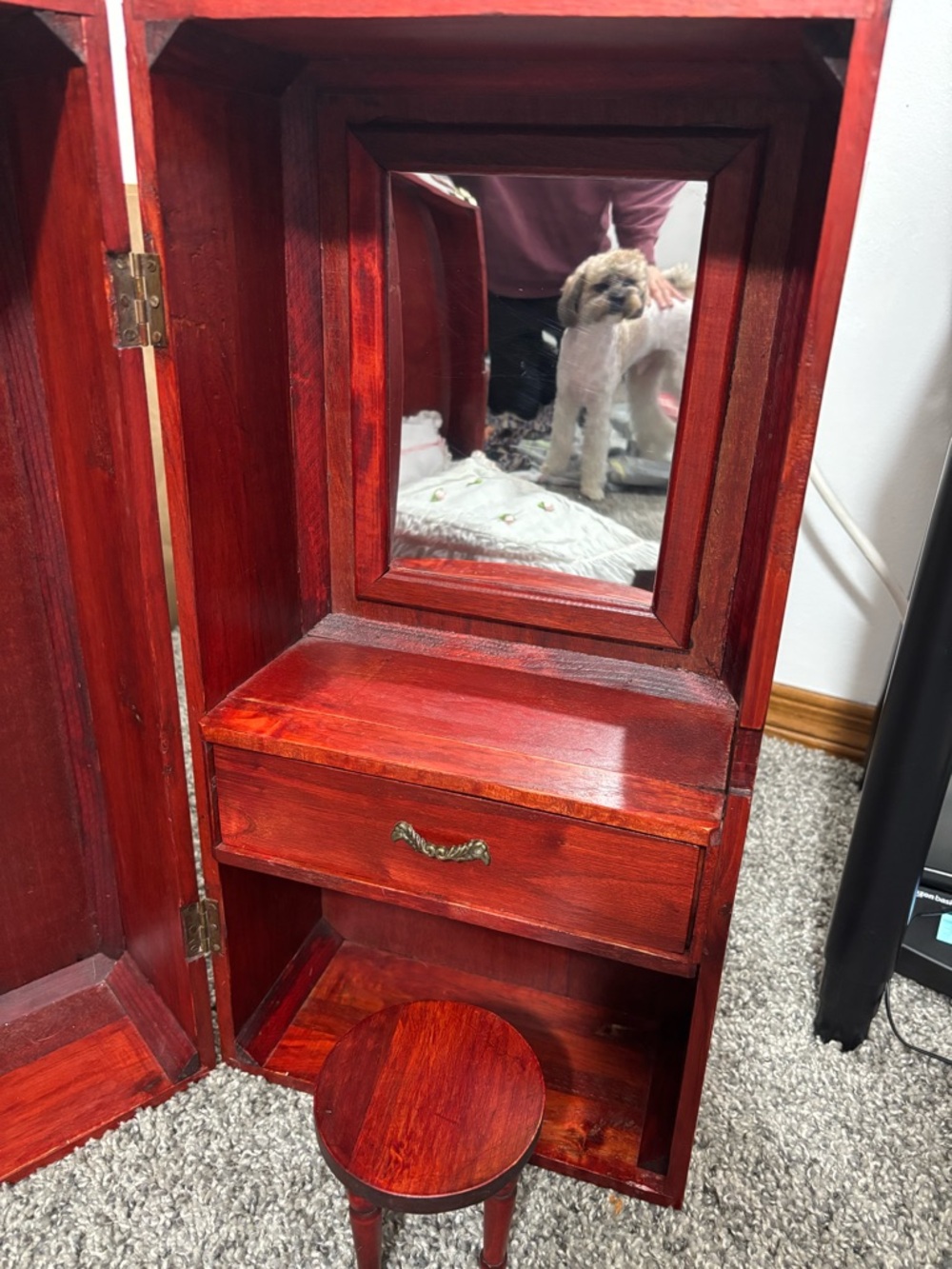 VINTAGE American Girl Carry Armoire Case!!! COLLECTORS PIECE! - Picture 4 of 4